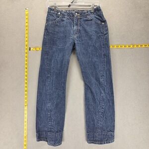 Vintage Levis Engineered Jeans Womens Blue Twisted One Pocket Zip Fly Fits 26x26